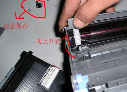 brother硒鼓拆装及粉仓清零图解 - 雄鹰 - 办公顾问专家