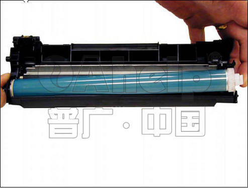 HP CB436A硒鼓加粉图解 